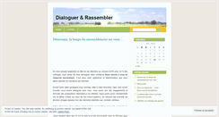 Desktop Screenshot of dialogueretrassembler.wordpress.com