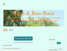 Tablet Screenshot of bugsandbooboos.wordpress.com
