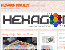 Tablet Screenshot of hexagonproject.wordpress.com