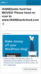 Mobile Screenshot of fannetasticfood.wordpress.com