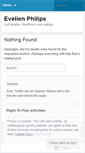 Mobile Screenshot of evelienphilips.wordpress.com