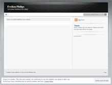 Tablet Screenshot of evelienphilips.wordpress.com