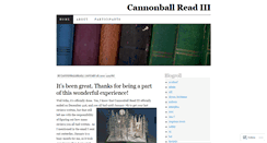 Desktop Screenshot of cannonballread3.wordpress.com