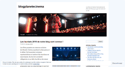 Desktop Screenshot of blogplanetecinema.wordpress.com