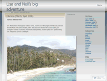 Tablet Screenshot of neilandlisa.wordpress.com