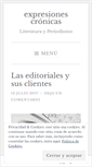 Mobile Screenshot of expresionescronicas.wordpress.com