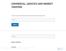 Tablet Screenshot of logisticscommercialcareer.wordpress.com