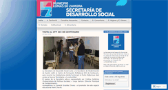 Desktop Screenshot of desarrollosociallz.wordpress.com