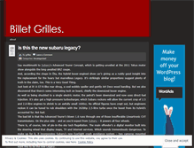 Tablet Screenshot of grilles.wordpress.com