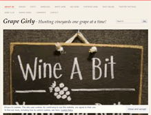 Tablet Screenshot of grapegirly.wordpress.com