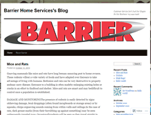 Tablet Screenshot of barrierhomeservices.wordpress.com