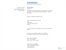 Tablet Screenshot of anekdotes.wordpress.com