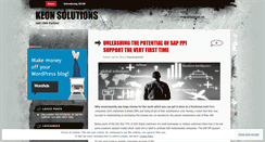 Desktop Screenshot of keonsolutions.wordpress.com
