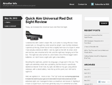 Tablet Screenshot of airsofterinfo.wordpress.com