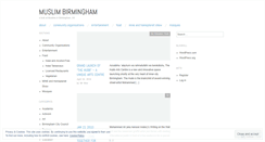 Desktop Screenshot of muslimbirmingham.wordpress.com