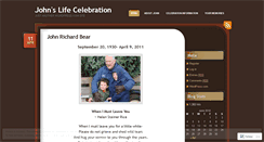 Desktop Screenshot of johnslifecelebration.wordpress.com