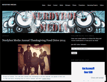 Tablet Screenshot of nerdyboimedia.wordpress.com