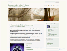 Tablet Screenshot of nemanjakovacev.wordpress.com