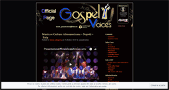 Desktop Screenshot of gospelvoices.wordpress.com