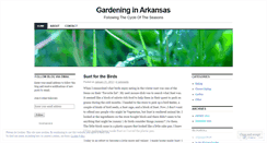 Desktop Screenshot of gardeninginarkansas.wordpress.com