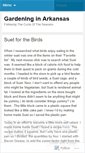 Mobile Screenshot of gardeninginarkansas.wordpress.com