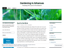 Tablet Screenshot of gardeninginarkansas.wordpress.com