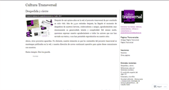 Desktop Screenshot of culturatransversal.wordpress.com