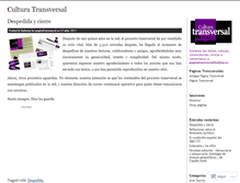 Tablet Screenshot of culturatransversal.wordpress.com