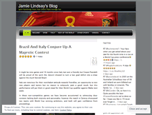 Tablet Screenshot of jamie7mu.wordpress.com