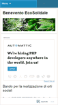 Mobile Screenshot of beneventoecosolidale.wordpress.com