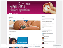 Tablet Screenshot of fameporto2010.wordpress.com