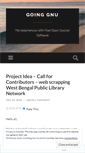 Mobile Screenshot of goinggnu.wordpress.com