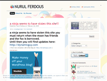 Tablet Screenshot of ferdous.wordpress.com