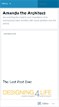 Mobile Screenshot of amandathearchitect.wordpress.com