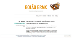Desktop Screenshot of bolaobrmx.wordpress.com