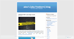 Desktop Screenshot of freeborn.wordpress.com