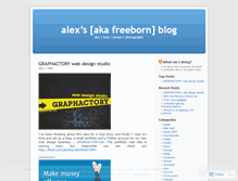 Tablet Screenshot of freeborn.wordpress.com