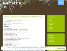 Tablet Screenshot of haricots.wordpress.com
