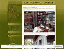 Tablet Screenshot of leytechristiancollege.wordpress.com