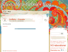 Tablet Screenshot of alicevahlensfinbok.wordpress.com