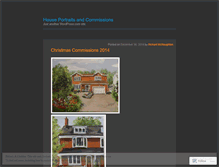 Tablet Screenshot of houseportraitsbyrichard.wordpress.com