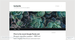 Desktop Screenshot of herbertle.wordpress.com