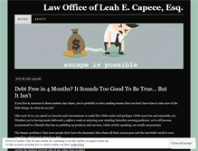 Tablet Screenshot of leclawonline.wordpress.com