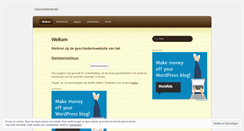 Desktop Screenshot of geschiedenisweb.wordpress.com
