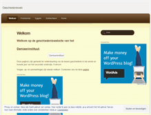 Tablet Screenshot of geschiedenisweb.wordpress.com