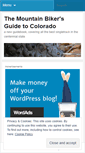 Mobile Screenshot of mountainbikecolorado.wordpress.com