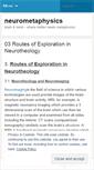 Mobile Screenshot of neurometaphysics.wordpress.com