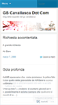 Mobile Screenshot of gscavallascadotcom.wordpress.com