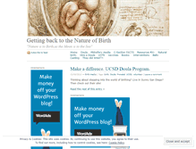 Tablet Screenshot of groundedbirthdoulas.wordpress.com