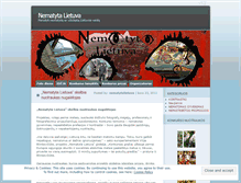 Tablet Screenshot of nematytalietuva.wordpress.com